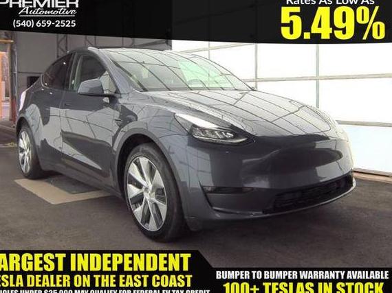 TESLA MODEL Y 2022 7SAYGDEE0NF437387 image